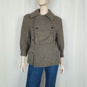 Vtg 1980s Mitsuhiro Matsuda Nicole wool jacket S/M